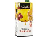 FRUITVILLE TROPICAL TETRA JUICE 1L - Bulkbox Wholesale