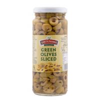 SANTA MARIA GREEN SLICED OLIVES  345G - Bulkbox Wholesale