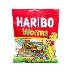 HARIBO WORMS 15X80G - Bulkbox Wholesale