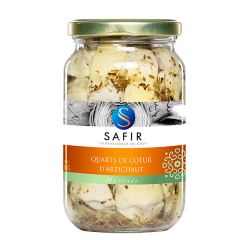 SAFIR QUARTERED ARTICHOKE HEARTS 6X350G - Bulkbox Wholesale