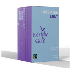 KERICHO GOLD ATTITUDE TEA GREEN TEA MINT ENVELOPE TEA BAGS 6X  25'S - Bulkbox Wholesale