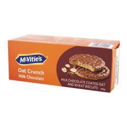 MCVITIES OAT CRUNCH MILK CHOCOLATE BISCUIT 6X300G - Bulkbox Wholesale