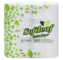 SOFTLEAF TISSUE ROLLS  10X4S - Bulkbox Wholesale