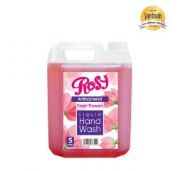 ROSY LIQUID HAND WASH PINK FRESH FLOWERS 1X5L - Bulkbox Wholesale