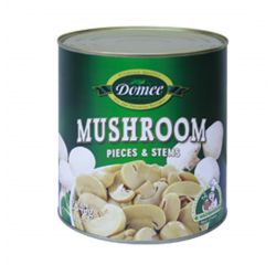 DOMEE MUSHROOM PIECES & STEMS 12X400G - Bulkbox Wholesale