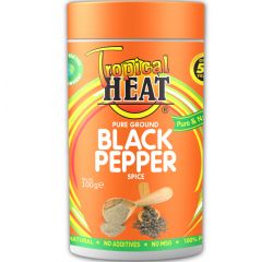 TROPICAL HEAT BLACK PEPPER GROUND 6X100G - Bulkbox Wholesale