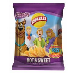 KRACKLES POTATO CRISPS WB TOON HOT & SWEET 48X30G - Bulkbox Wholesale