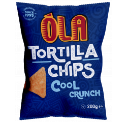 OLA TORTILLA CHIPS COOL CRUNCH 12X200G - Bulkbox Wholesale