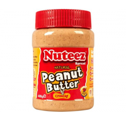 NUTEEZ PEANUT BUTTER CRUNCHY 6X400G - Bulkbox Wholesale