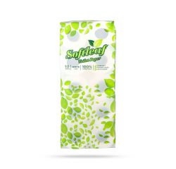 SOFTLEAF TISSUE ROLLS  4X10S - Bulkbox Wholesale