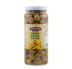 SANTA MARIA BLACK PITTED OLIVES 12X345G - Bulkbox Wholesale