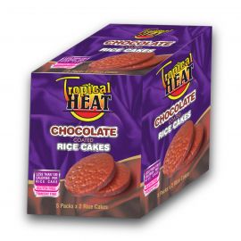 TROPICAL HEAT CHOCOLATE RICE CAKES 150G - Bulkbox Wholesale