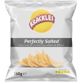 KRACKLES POTATO CRISPS PERFECTLY SALTED 125G - Bulkbox Wholesale