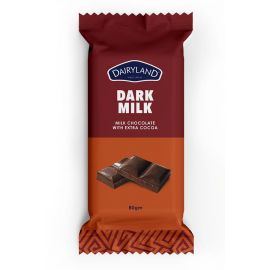 DAIRYLAND DARK MILK CHOCOLATE 80G - Bulkbox Wholesale