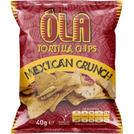 OLA TORTILLA CHIPS MEXICAN CRUNCH 40G - Bulkbox Wholesale