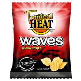 TROPICAL HEAT WAVES CRISPS TOMATO 125G - Bulkbox Wholesale