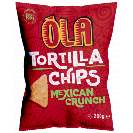 OLA TORTILLA CHIPS MEXICAN CRUNCH 200G - Bulkbox Wholesale