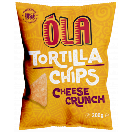OLA TORTILLA CHIPS CHEESE CRUNCH 200G - Bulkbox Wholesale