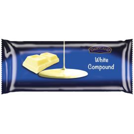 DAIRYLAND WHITE COMPOUND CHOCOLATE CATERING PACK 2.5KG - Bulkbox Wholesale