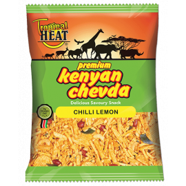 Tropical Heat Kenyan Chevda Chilli Lemon  24x50g - Bulkbox Wholesale