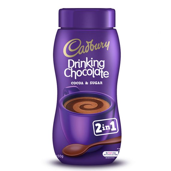 CADBURY DRINKING CHOCOLATE JAR 6X450G - Bulkbox Wholesale