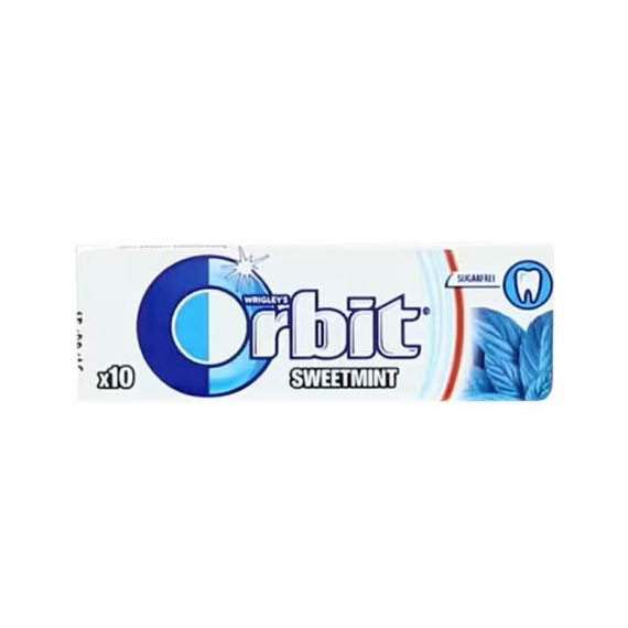 ORBIT SWEETMINT SUGAR FREE CHEWING GUM 30X10 PELLETS - Bulkbox Wholesale